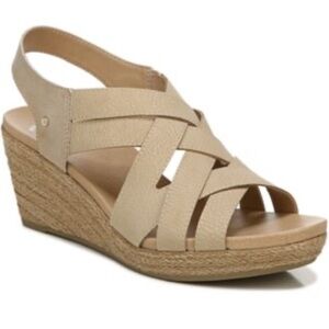 Dr Scholis Women's Beige Wedge Sandals, size 8. Excellent condition
